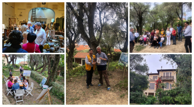 Le famiglie del Lions Club Otto Luoghi in visita al “tesoro” di Villa Mariani
