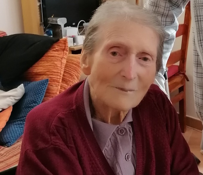 Vallebona piange Rina, 97 anni, la donna più anziana del paese