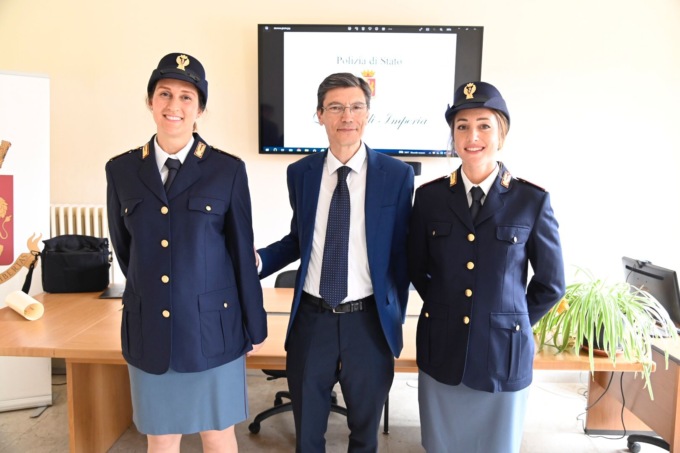 Le pallanuotiste olimpioniche Gorlero ed Emmolo poliziotte a Imperia