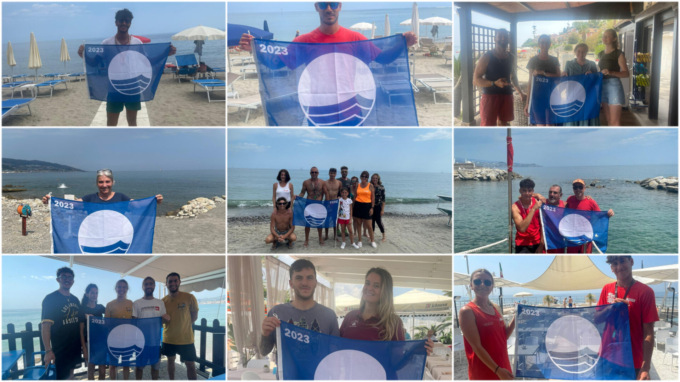 I balneari sanremesi ricevono la Bandiera Blu