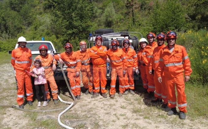 A Sealza una delle prime esercitazioni del 2023 della Protezione civile di Ventimiglia