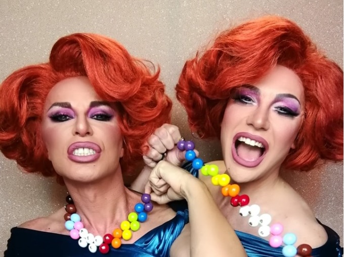 «Voglio tornare negli anni 80» con il duo drag queen Karma B