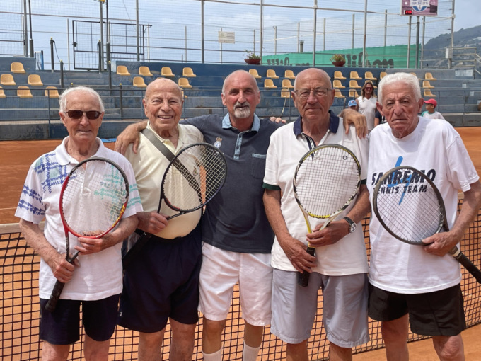 Carlo Mager, zio di Gianluca, tra i 4 over90 al Torneo “ITF Masters 700 Sanremo 2023”