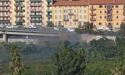 Ventimiglia: dopo l'incendio via alla pulizia del fiume Roya