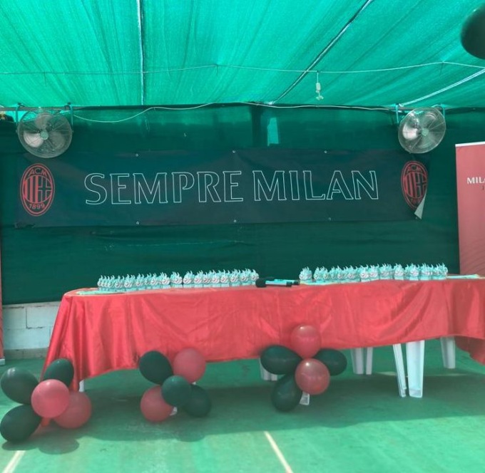 La Polisportiva Vallecrosia Academy è affiliata con il Milan