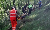 Ciclista sanremese di 55 anni cade e si frattura una caviglia