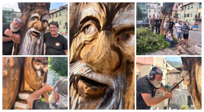 A Camporosso inaugurato l’Albero del Sapere opera dell’artista Barba Brisiu