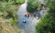 Precipita col motocarro nel torrente, morto un uomo. Video