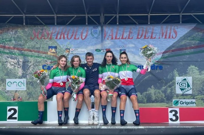 Ciclismo: per Irma Siri la terza maglia in meno di due mesi nella cronosquadre
