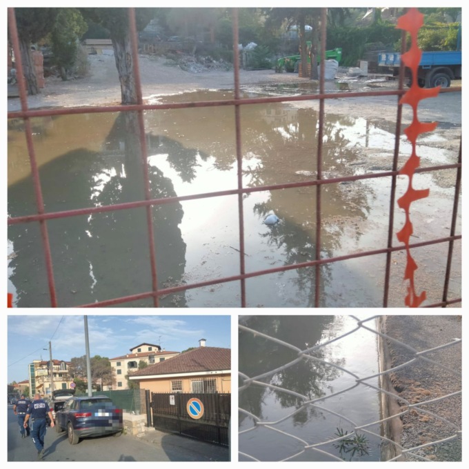 Scoppia la fogna in centro. Aria irrespirabile