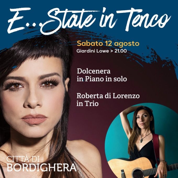 Dolcenera e Francesco Baccini per “E… State in Tenco” la canzone d’autore a Bordighera