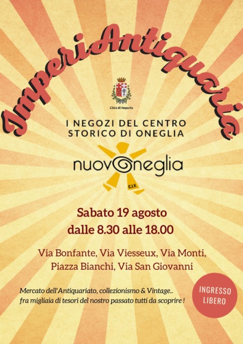 Via al mercato “Imperiantiquaria”