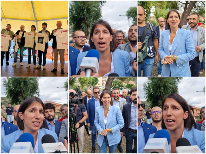 Elly Schlein a Camporosso “Proposte alternative sull’immigrazione”