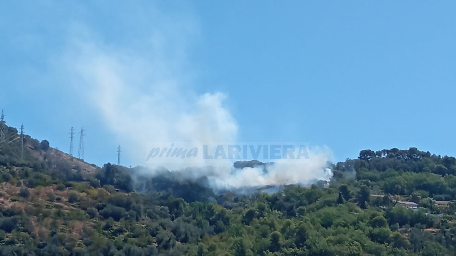 Incendio boschivo San Biagio