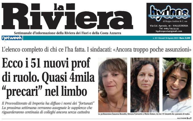 I nomi dei 50 nuovi prof di ruolo e le scuole dove insegneranno