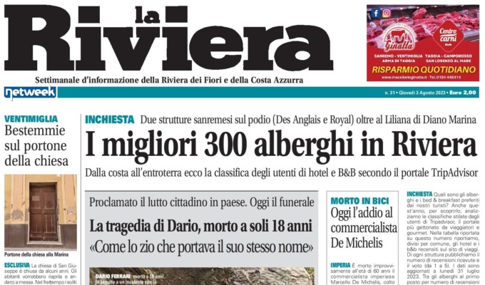 I migliori 300 alberghi in Riviera secondo TripAdvisor