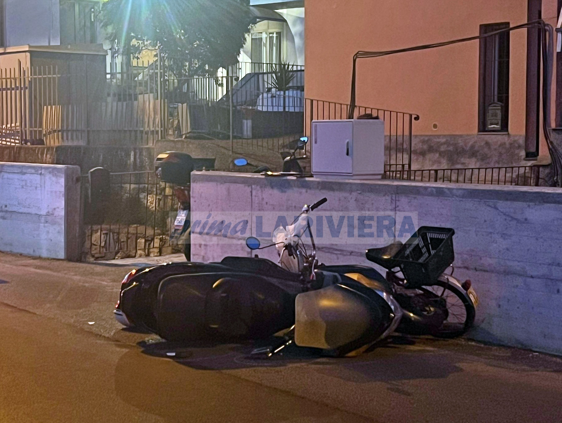 incidente stradale scontro scooter via musso imperia 15 agosto 2023