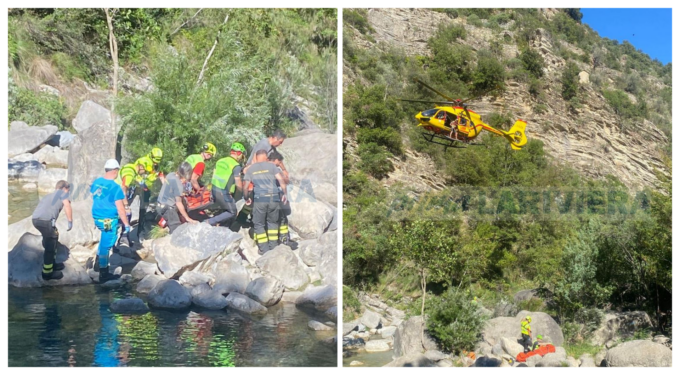 Turista belga ferita dopo essere scivolata su uno scoglio ai laghetti