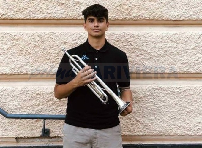 L’imperiese Mattia Serriello 15 anni ed è già talento internazionale della tromba