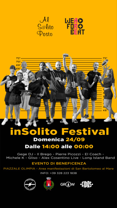 L’inSolito Festival arriva a San Bartolomeo al Mare
