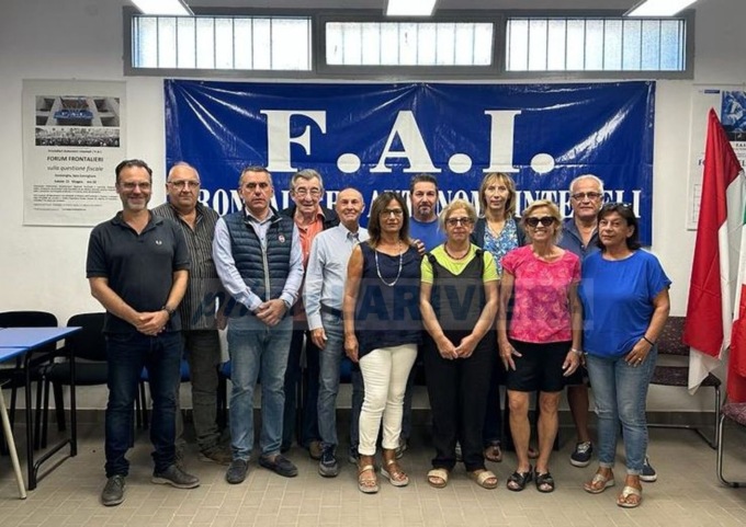 Maria Albanese presidente dei Frontalieri Autonomi Intemeli