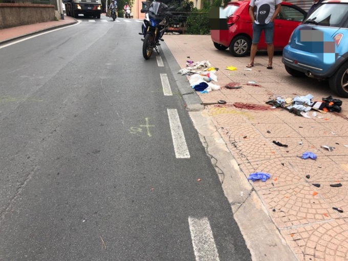 Scontro tra moto a Imperia: interviene Grifo