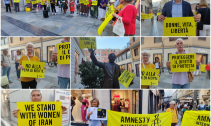 Amnesty International in piazza per le donne iraniane