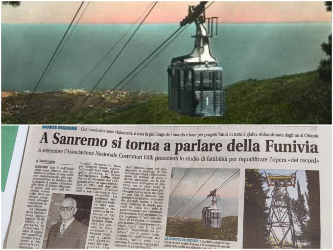 Il 26 settembre l’ora “X” per la funivia Sanremo-Monte Bignone