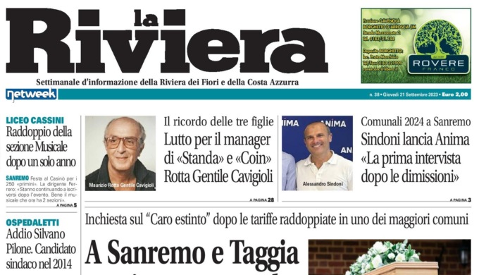 A Sanremo e Taggia morire costa 4 volte di più che altrove