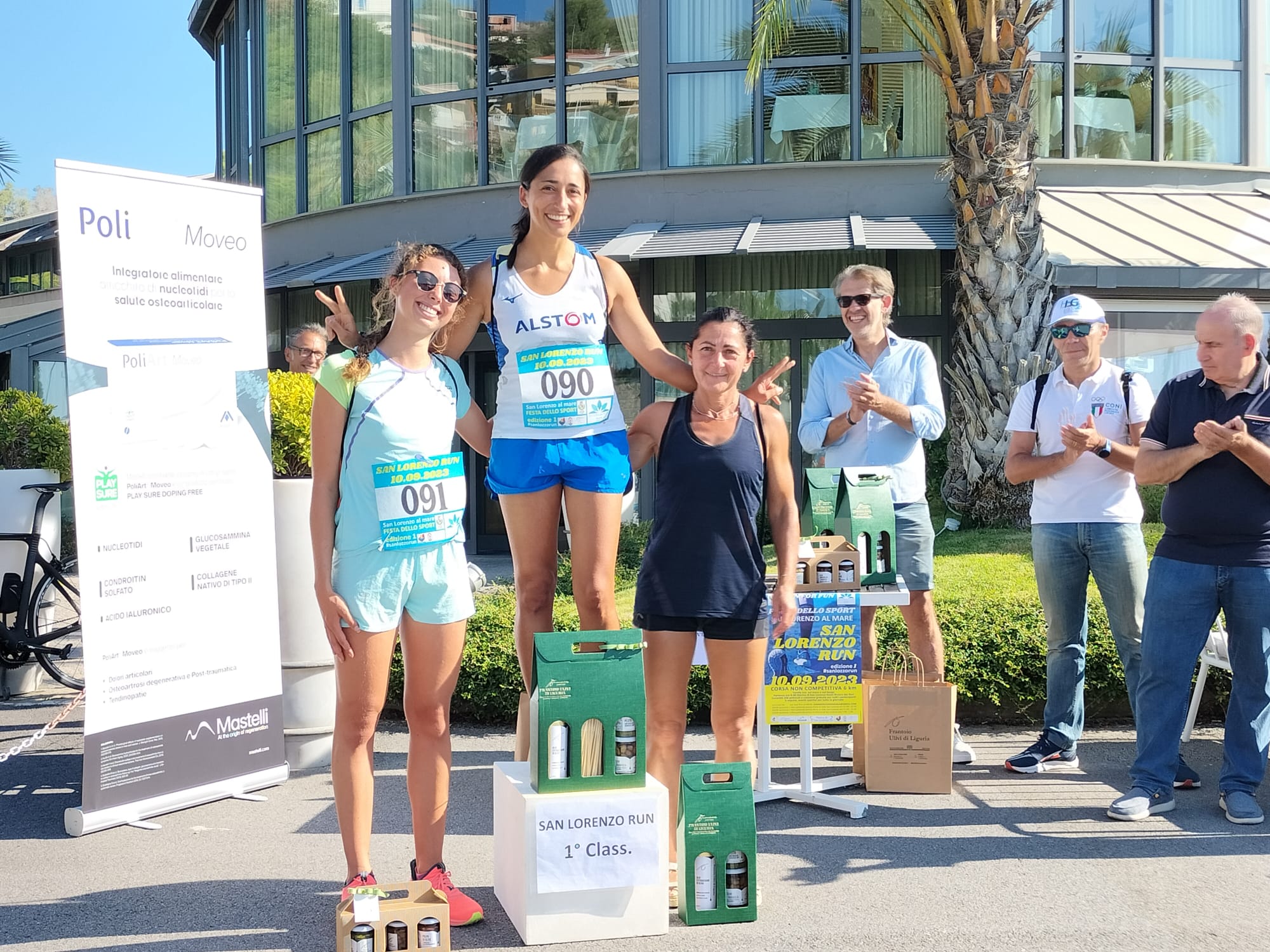 podio donne San Lorenzo Run 2023