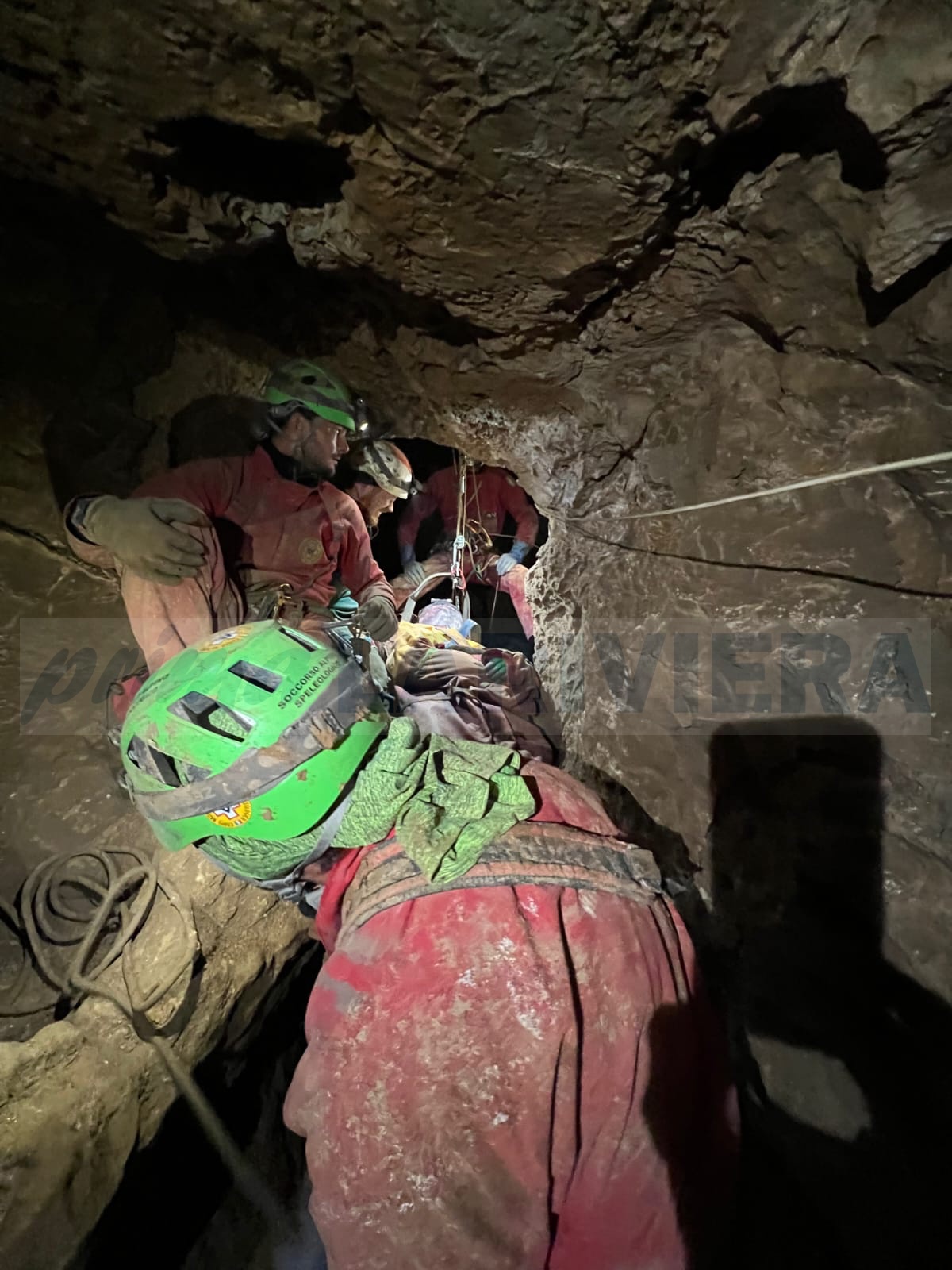 soccorso alpino speleologo turchia grotta