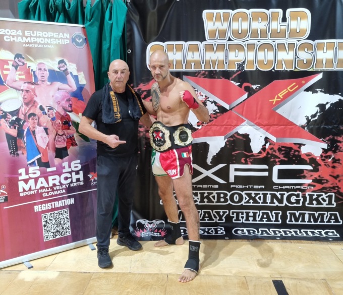 Mirko Grillo vince il titolo mondiale di kickboxing il giorno della sua ultima gara in carriera