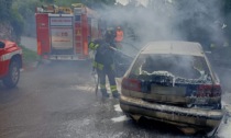 Auto bruciata a Castellaro