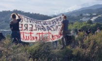 Nuova protesta di anarchici al Carcere di Sanremo: video e foto