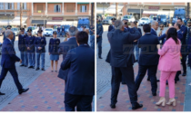 Arrivato a Ventimiglia il ministro dell'Interno Matteo Piantedosi