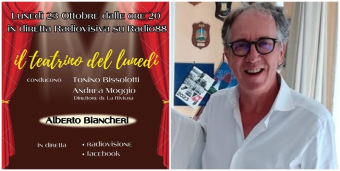 Il sindaco Alberto Biancheri stasera ospite del Teatrino del Lunedì su Radio 88