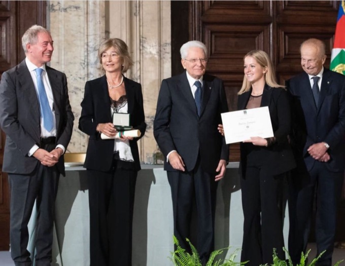 La sanremese Beatrice Gramegna è “Alfiere del Lavoro”