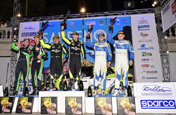 Basso vince per la quarta volta il Rallye Sanremo