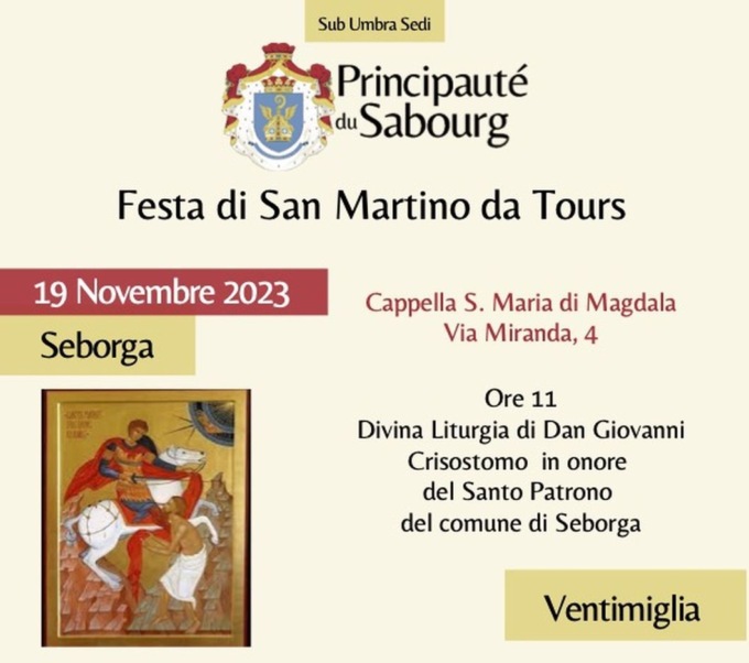 Cavalieri dell’Ordine equestre di San Martino, domenica l’investitura a Ventimiglia