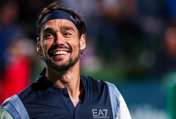 Fabio Fognini agli ottavi dell’Atp 125 di Oeiras ma sfiora la squalifica