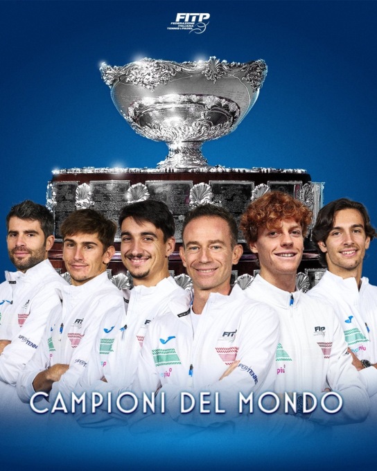 Dopo Matteo Arnaldi, Jannik Sinner chiude i conti con l’Australia: 2-0 e Coppa Davis all’Italia dopo 47 anni