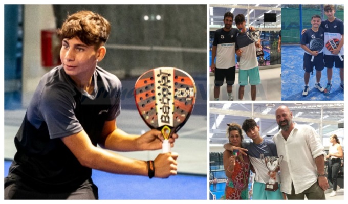 Il giovane talento imperiese Pietro Giovaninni è 6° ai mondiali di padel in Paraguay