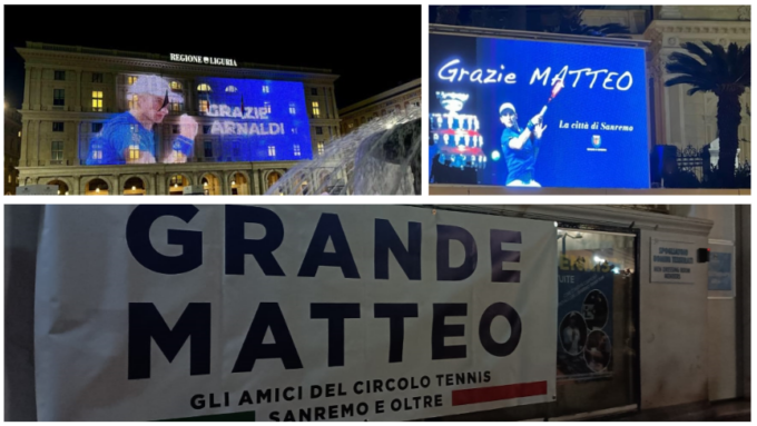 “Grande Matteo” Tutti pazzi per l’eroe sanremese della Coppa Davis