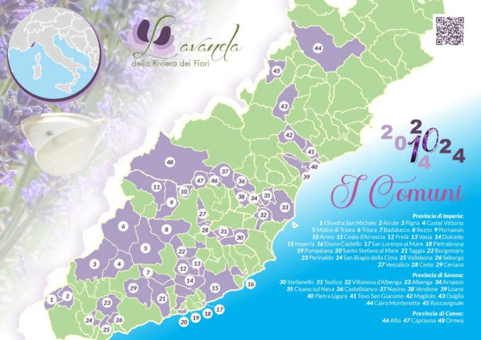 Il progetto Lavanda Riviera dei Fiori compie 10 anni nel 2024