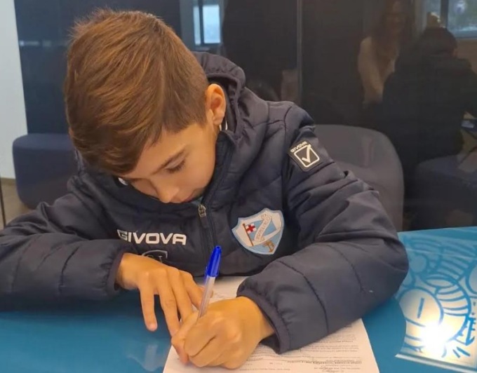Il giovanissimo Kevin firma per la Sampdoria