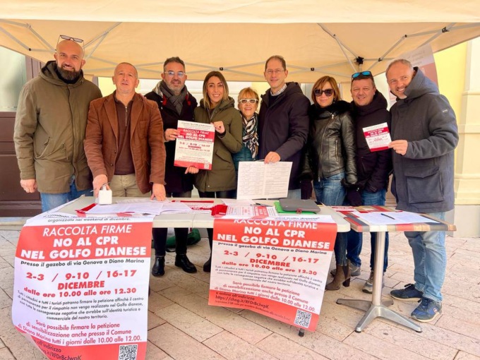 Negozi del Dianese chiusi per il “No al Cpr”