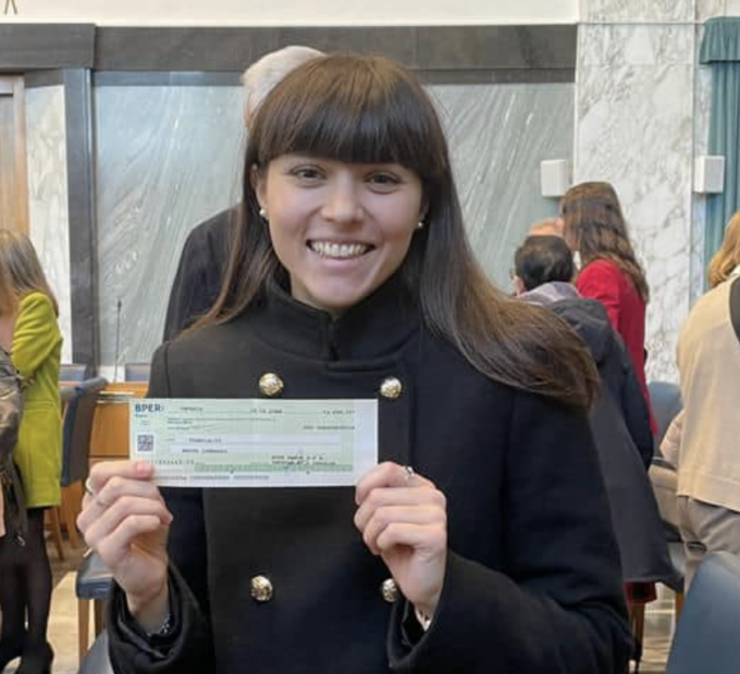 Marta Lombardi premiata con la Borsa di Studio Ughes Regolo