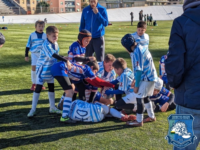 Under10 del Sanremo Rugby protagonista al torneo EniRugby di Genova, la femminile di scena a Torino