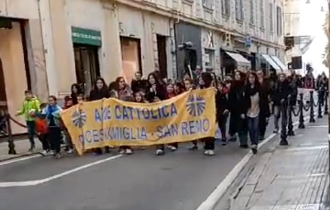A Sanremo la marcia “Sogni di pace” dell’Azione Cattolica