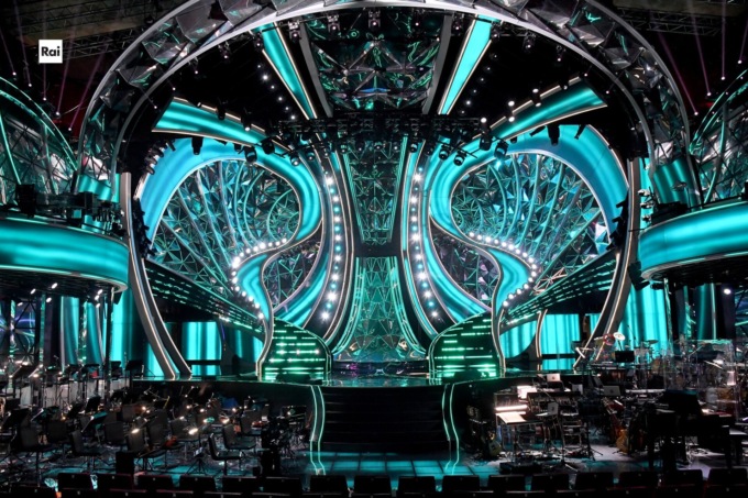 Ecco la scenografia di Sanremo 2024